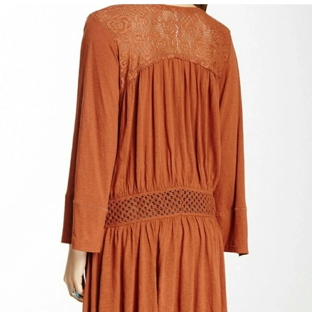 Free People Moonlight Romantic Drop Waist Tunic Size S